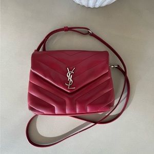 Authentic Gently used Yves Saint Laurent Calf skin Quilted Toy Loulou crossbody